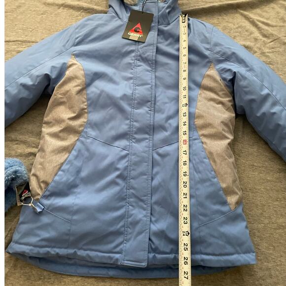 Newt Gerry Girls Size L- 14/16 LT Sky Blue Gray 3 in 1 Winter Jacket - Picture 11 of 13